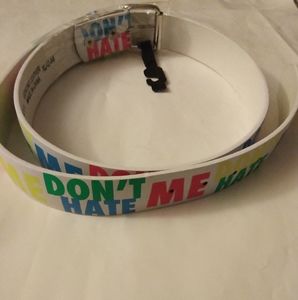 Brand new Woman's fashion DONE HATE ME belt